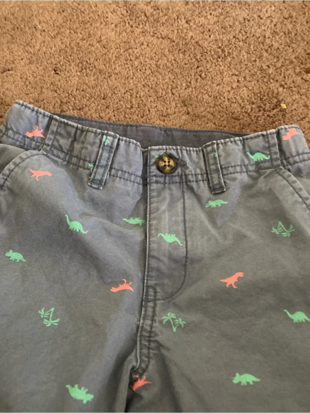 Boys Carter Dinosaur shorts size 6